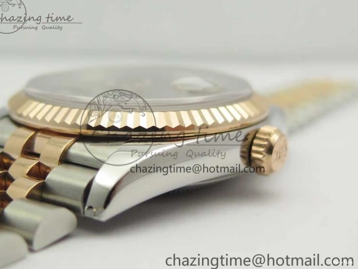 MiroTime 0309 DateJust 36mm 904 SS RG Wrapped 116231 GMF Gray Dial on SS RG Wrapped Jubilee Bracelet A Durable 3276